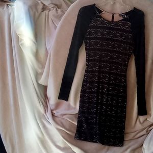 Bebe size S black long sleeve Dress